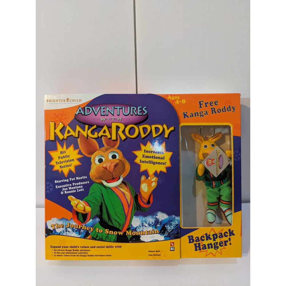 Adventures with Kanga Roddy The Journey to Snow Mountain TV PC Game 2000 SEALED